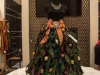 Christmas Peacock Dress Decoration